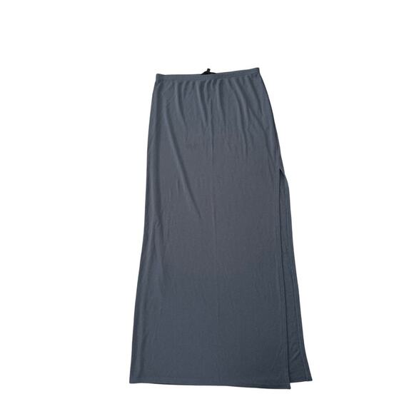 Guess Collection Maxi Blue Skirt High Slit 8 - Picture 1 of 3